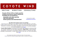 Desktop Screenshot of coyote-wind.com